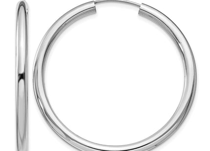 Sterling silver hoop earrings