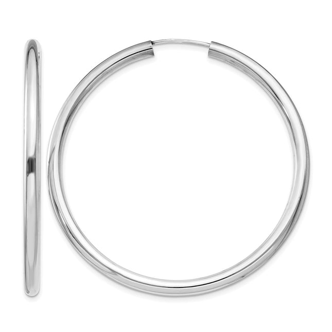 Sterling silver hoop earrings