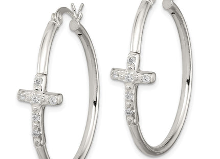 Sterling Silver Earrings Style QE11616 - Classique Jewelry Inc.