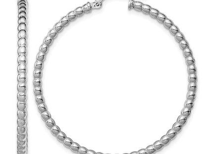 Sterling silver hoop earrings