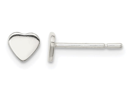 Sterling silver heart earrings