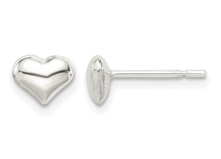 Sterling silver heart earrings