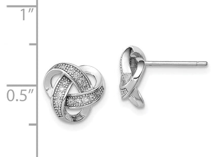 Sterling Silver Earrings Style QE11797 - Classique Jewelry Inc.