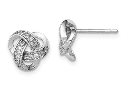 Sterling Silver Earrings Style QE11797 - Classique Jewelry Inc.