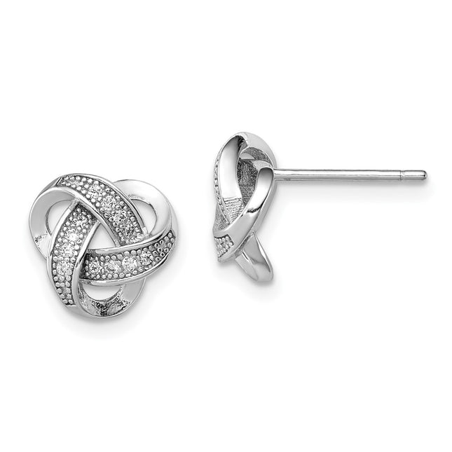 Sterling Silver Earrings Style QE11797 - Classique Jewelry Inc.
