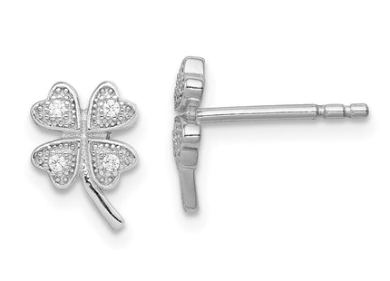 Sterling Silver Earrings Style QE11843 - Classique Jewelry Inc.