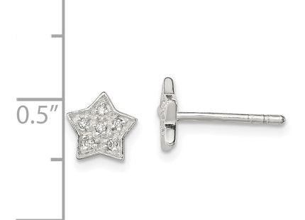 Sterling Silver Earrings Style QE11854 - Classique Jewelry Inc.