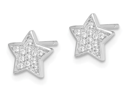 Sterling Silver Earrings Style QE11857 - Classique Jewelry Inc.