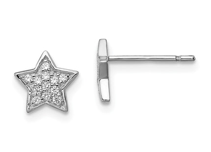Sterling Silver Earrings Style QE11857 - Classique Jewelry Inc.