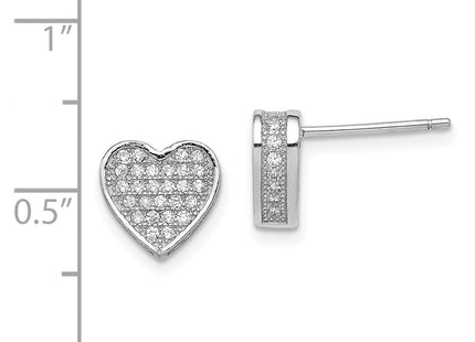Sterling Silver Earrings Style QE11865 - Classique Jewelry Inc.