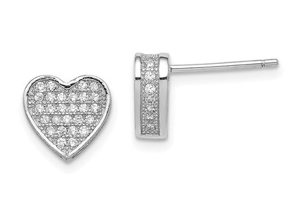 Sterling Silver Earrings Style QE11865 - Classique Jewelry Inc.