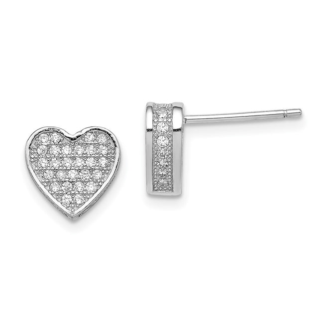 Sterling Silver Earrings Style QE11865 - Classique Jewelry Inc.