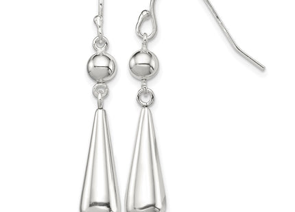 Sterling silver teardrop drop earrings