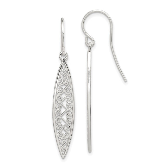 Sterling Silver Earrings Style QE12099 - Classique Jewelry Inc.