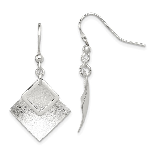 Sterling Silver Earrings Style QE12100 - Classique Jewelry Inc.