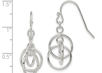 Sterling Silver Earrings Style QE12112 - Classique Jewelry Inc.