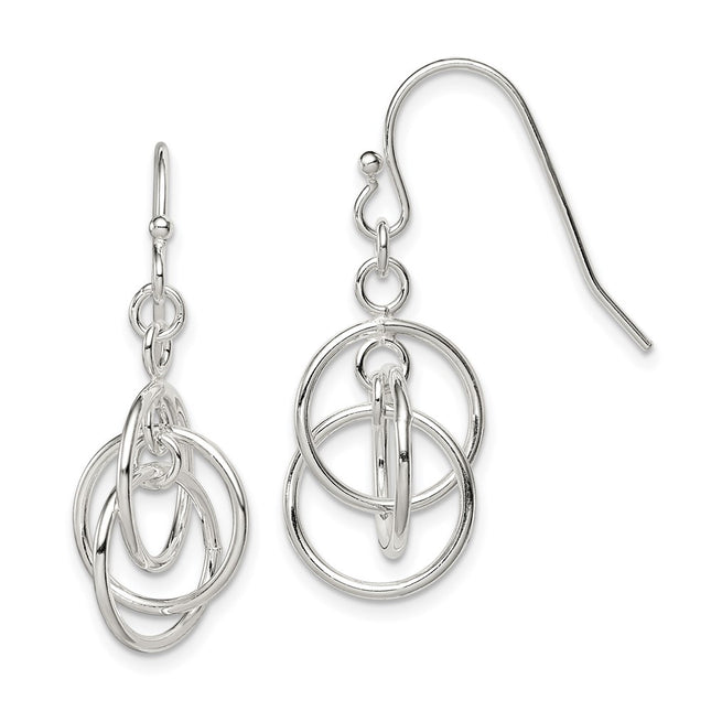 Sterling Silver Earrings Style QE12112 - Classique Jewelry Inc.