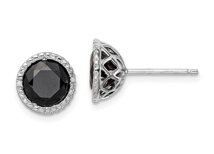 Sterling Silver Earrings Style QE12152 - Classique Jewelry Inc.