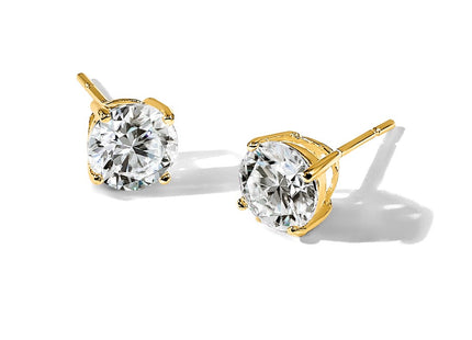 Sterling silver cubic zirconia earrings, additional view