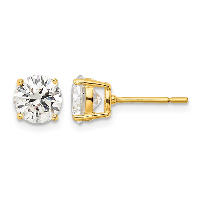 Sterling silver cubic zirconia earrings