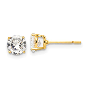 Sterling Silver Earrings Style QE12180GP - Classique Jewelry Inc.