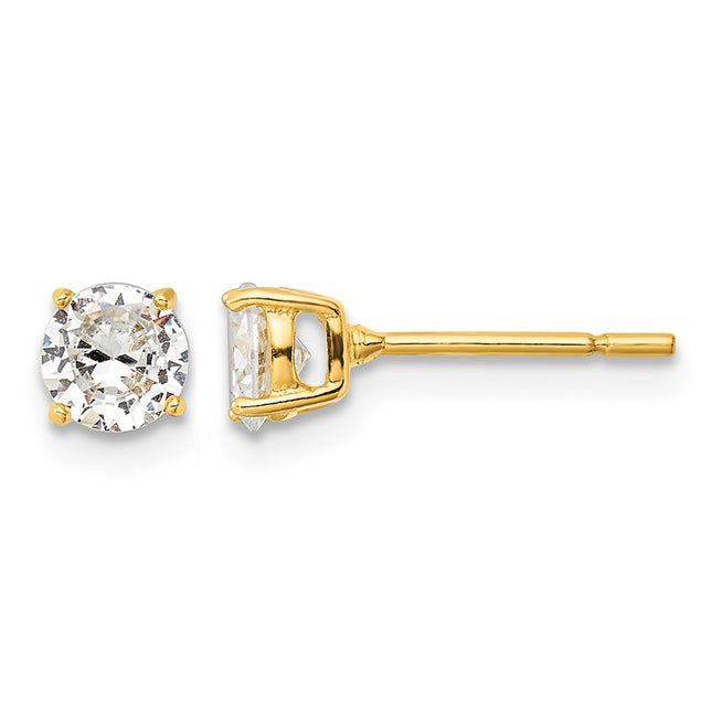 Sterling silver cubic zirconia earrings