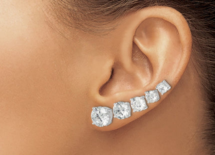 Sterling Silver Earrings Style QE12186SET - Classique Jewelry Inc.