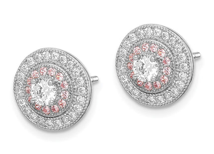 Sterling Silver Earrings Style QE12188 - Classique Jewelry Inc.