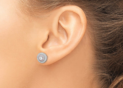 Sterling Silver Earrings Style QE12188 - Classique Jewelry Inc.