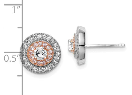 Sterling Silver Earrings Style QE12188 - Classique Jewelry Inc.