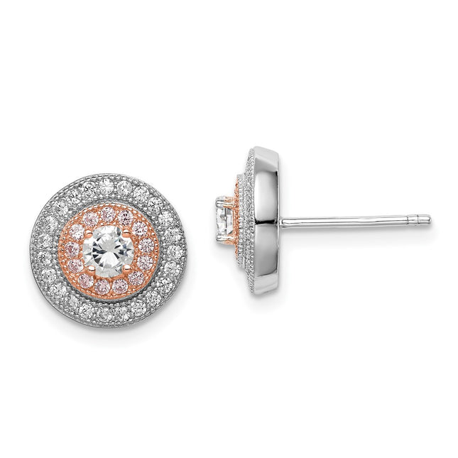 Sterling Silver Earrings Style QE12188 - Classique Jewelry Inc.