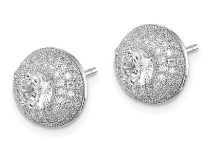 Sterling Silver Earrings Style QE12189 - Classique Jewelry Inc.