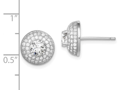 Sterling Silver Earrings Style QE12189 - Classique Jewelry Inc.