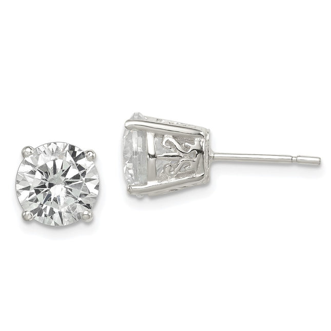 Sterling Silver Earrings Style QE12191 - Classique Jewelry Inc.