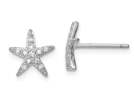 Sterling Silver Earrings Style QE12214 - Classique Jewelry Inc.