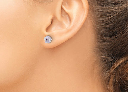 Sterling Silver Earrings Style QE12236 - Classique Jewelry Inc.