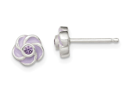 Sterling Silver Earrings Style QE12236 - Classique Jewelry Inc.