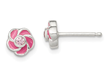 Sterling Silver Earrings Style QE12237 - Classique Jewelry Inc.