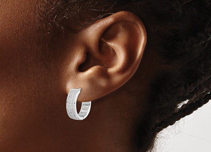 Sterling Silver Earrings Style QE12256 - Classique Jewelry Inc.