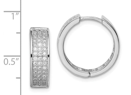 Sterling Silver Earrings Style QE12256 - Classique Jewelry Inc.