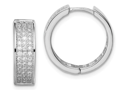 Sterling Silver Earrings Style QE12256 - Classique Jewelry Inc.