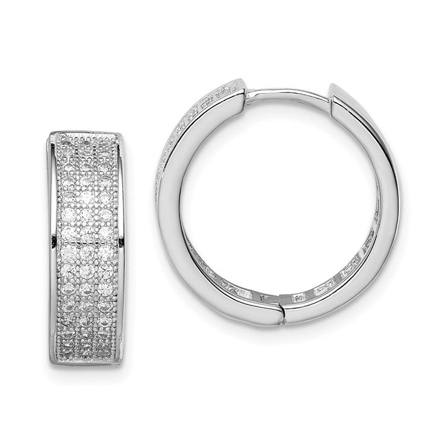 Sterling Silver Earrings Style QE12256 - Classique Jewelry Inc.