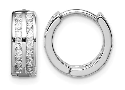 Sterling silver hoop earrings