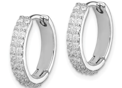 Sterling Silver Earrings Style QE12258 - Classique Jewelry Inc.