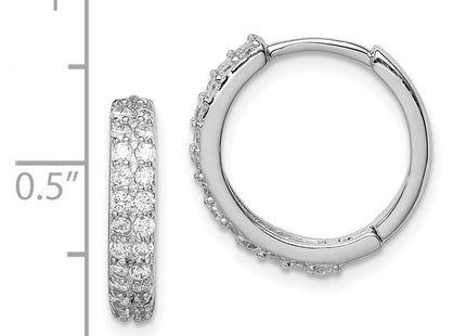 Sterling Silver Earrings Style QE12258 - Classique Jewelry Inc.