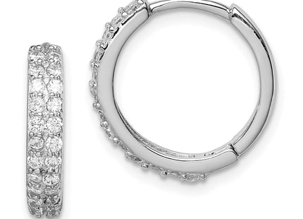 Sterling Silver Earrings Style QE12258 - Classique Jewelry Inc.