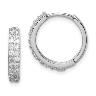 Sterling Silver Earrings Style QE12258 - Classique Jewelry Inc.