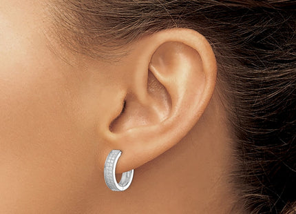Sterling Silver Earrings Style QE12260 - Classique Jewelry Inc.