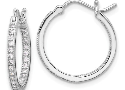 Sterling Silver Earrings Style QE12272 - Classique Jewelry Inc.