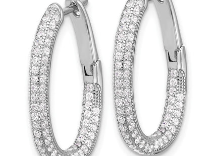 Sterling Silver Earrings Style QE12277 - Classique Jewelry Inc.